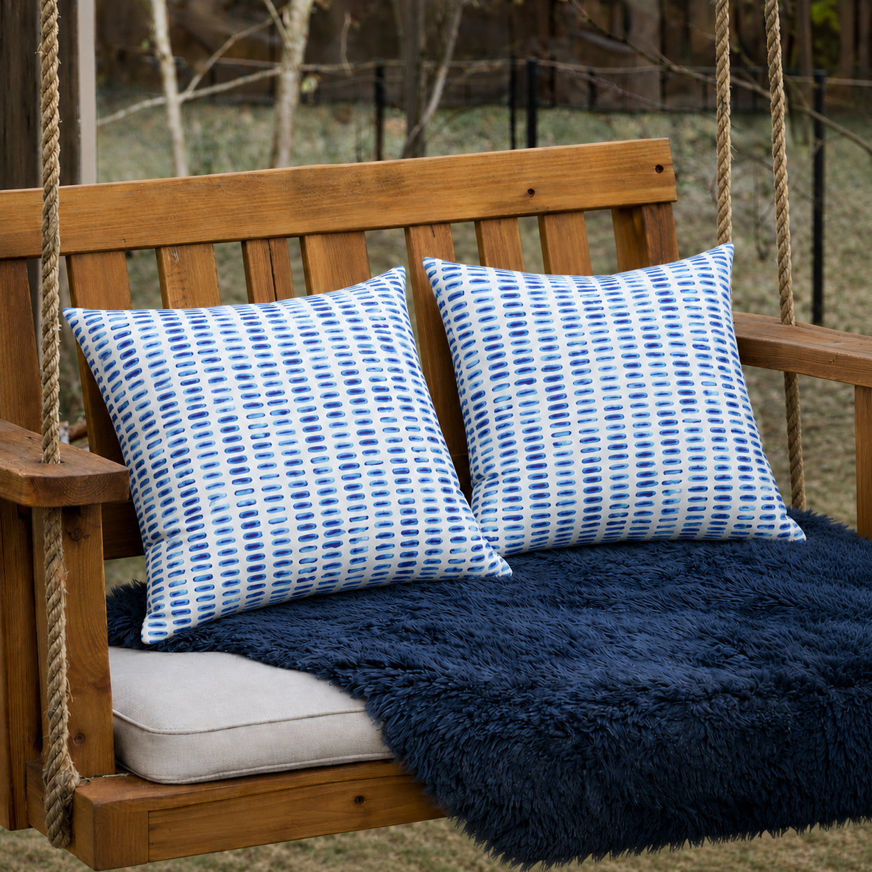 4 Pack Outdoor Lumbar Pillow Covers
