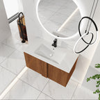 36" Wall-Mounted Bathroom Vanity with Sink Combo