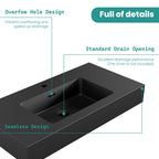 BB02-36-109 Integrated Engineered Solid Surface Basin