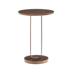 Tareel Antique Bronze Round Accent Table