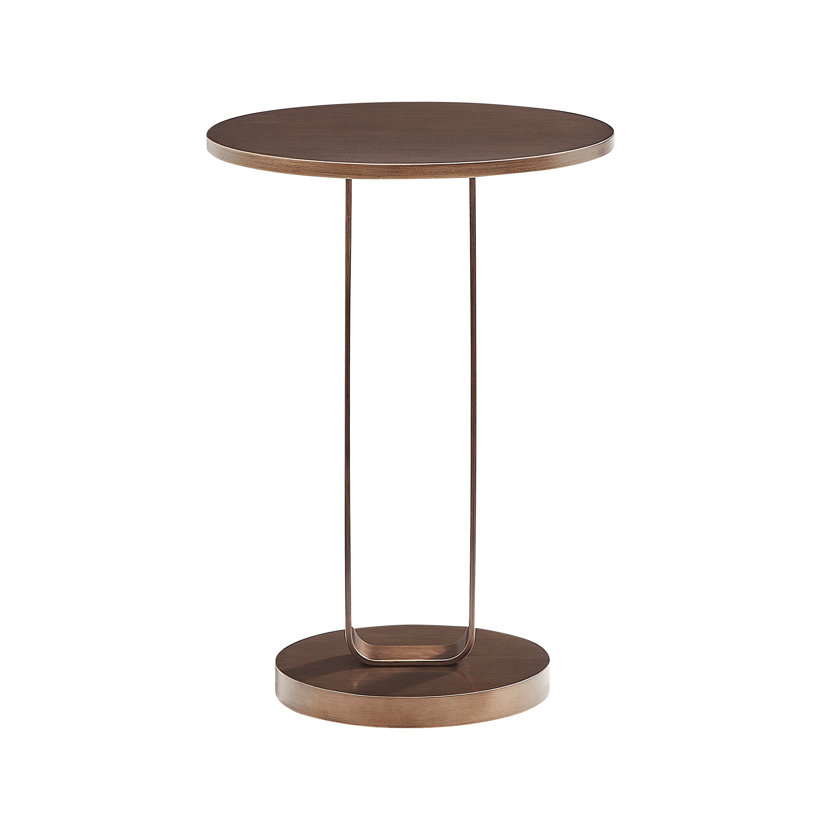 Tareel Antique Bronze Round Accent Table