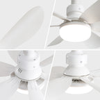 20-Inch Socket Fan Light Portable Ceiling Fan