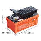Air Hydraulic Pump, 10,000 PSI 1/2 Gal Reservoir