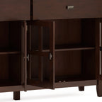Artisan Solid Wood Large 4 Door Sideboard Buffet in Russet