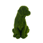 Flocked Dog Garden Statue - Style B