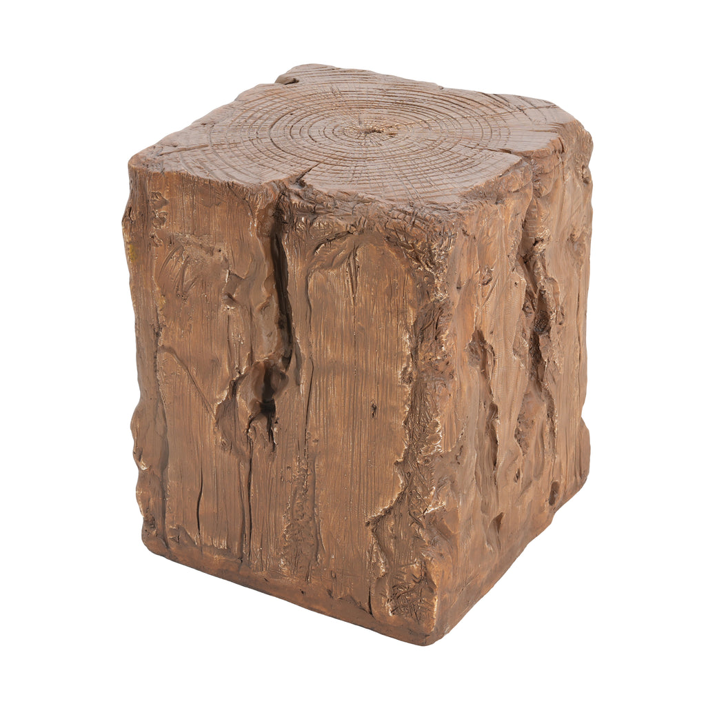 Amira Outdoor and Indoor Stump Shape MGO Side Table