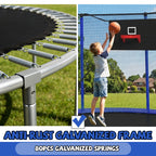 14FT Trampoline with Enclosure Net