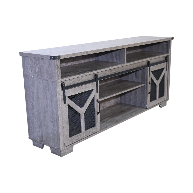 65.3" TV Stand with LED Light Strips