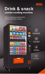 Snack & Drink Vending Machine with Credit Card Reader