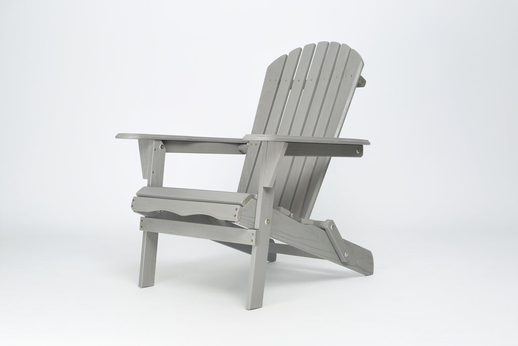 Wood Lounge Patio Chair Set of 2 - Solid Cedar Wood