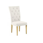 Modern Velvet Upholstered Dining Chair Set of 2