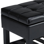 Saxon Storage Ottoman Bench