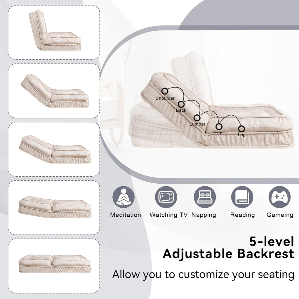 Upholstered Human Dog Bed for Adult & Pets