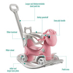 Rocking Horse for Toddlers, Unicorn Ride On Toy