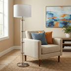 Nimbus Brushed Nickel Floor Lamp