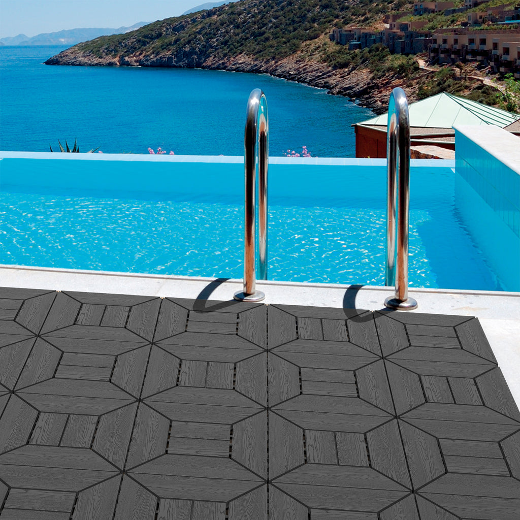 12 Inch Interlocking Deck Tiles