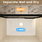 Tempered Glass Double Sliding Shower Door