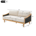 70.9" Mid-Century 3-Seater Sofa Couch