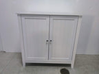 White Double Door Storage Cabinet