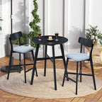 Wooden Bar Chairs Set of 2
