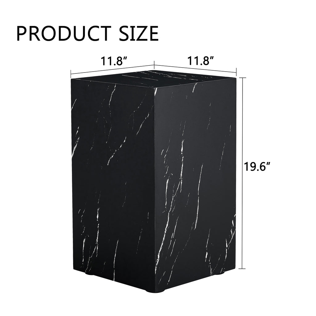 MDF Table - 11.8 x 11.8 x 19.6 Inch