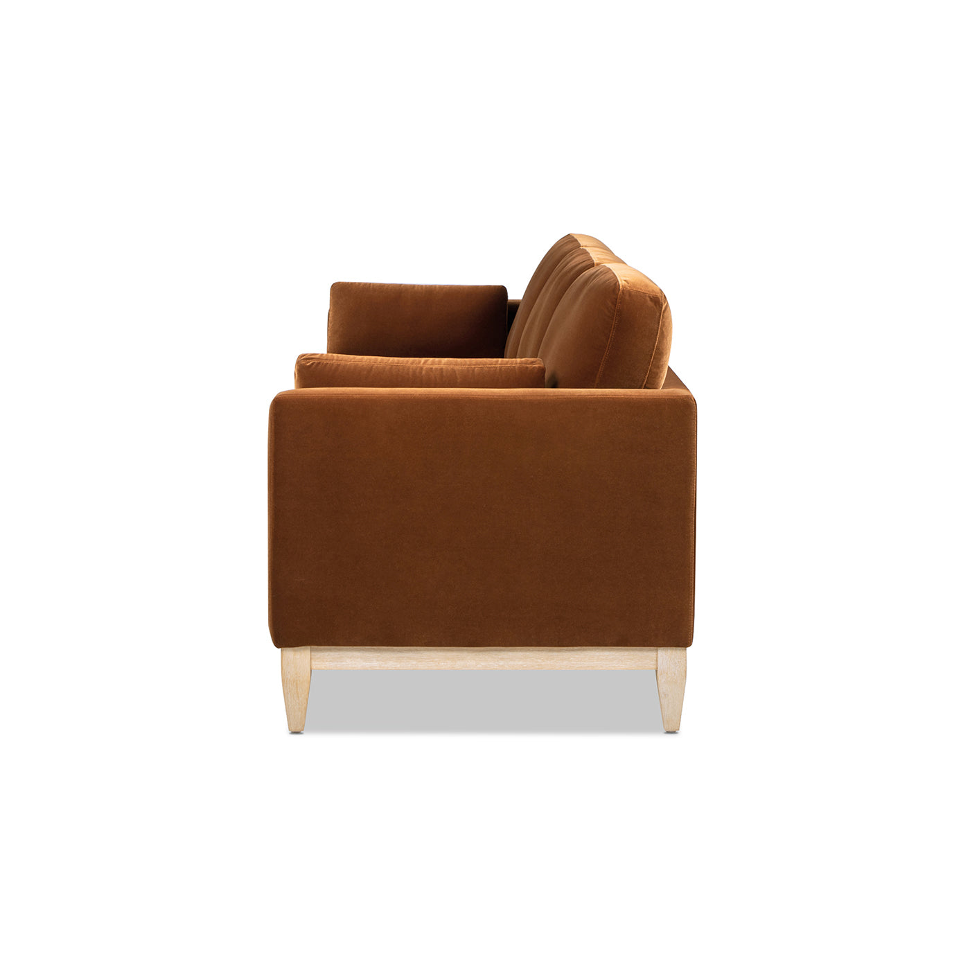 Knox 84" Modern Farmhouse Sofa - Burnt
