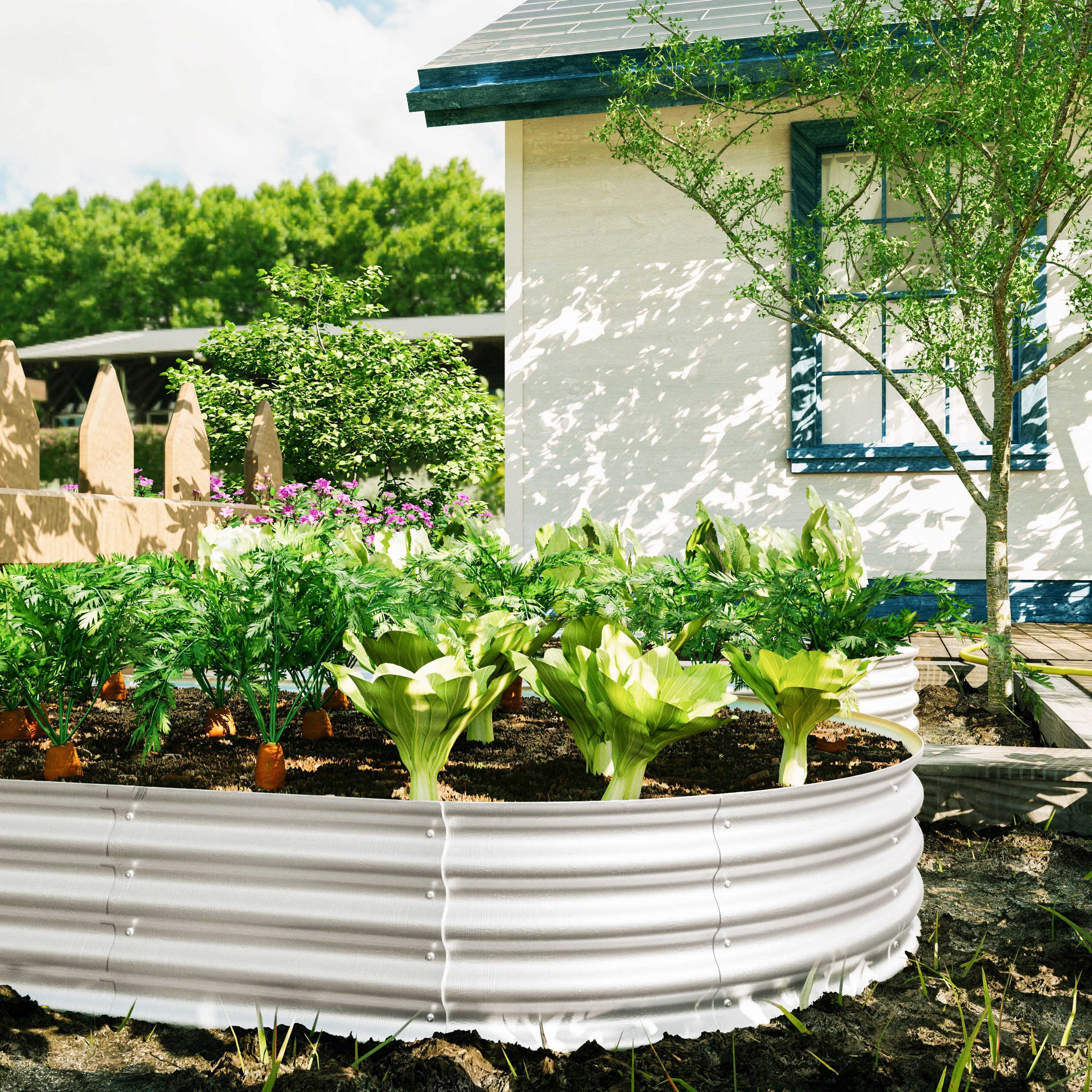 2Pcs Raised Garden Bed Kit