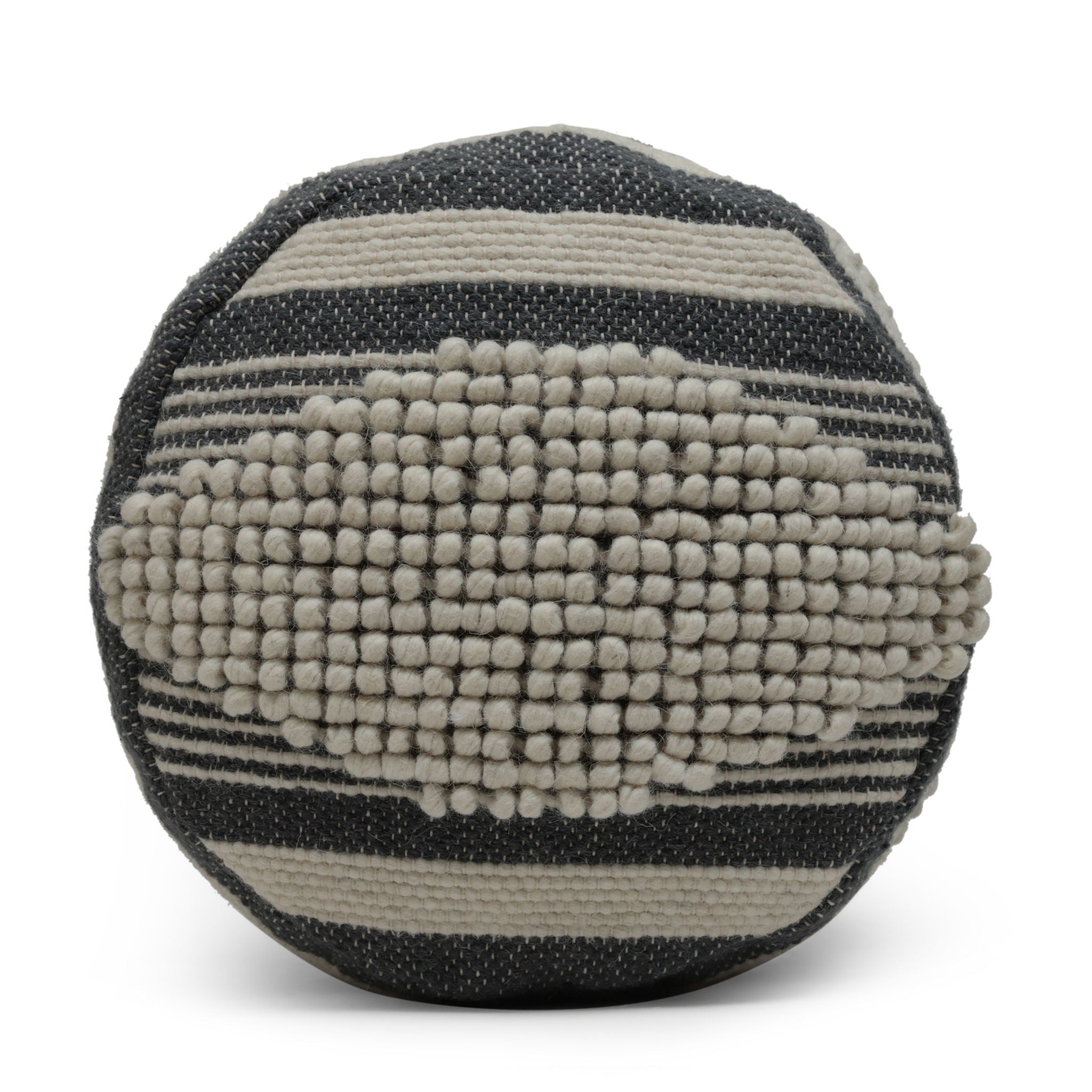 Diamond Handcrafted Cylindrical Pouf