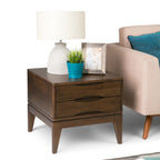 Harper 22 Inch Wide Solid Wood End Table