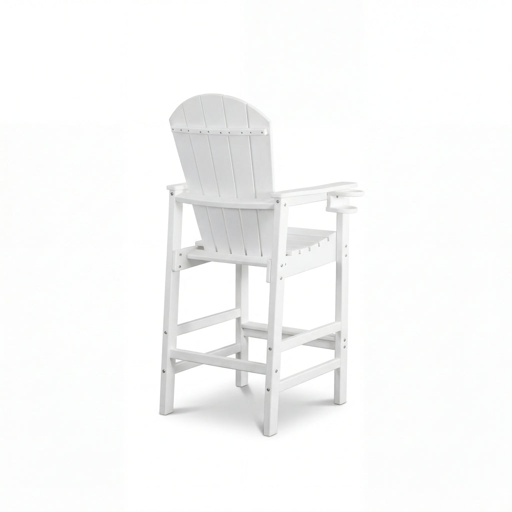 All-Weather HDPE Bar Height Adirondack Chair