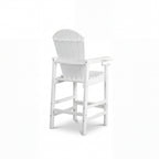 All-Weather HDPE Bar Height Adirondack Chair