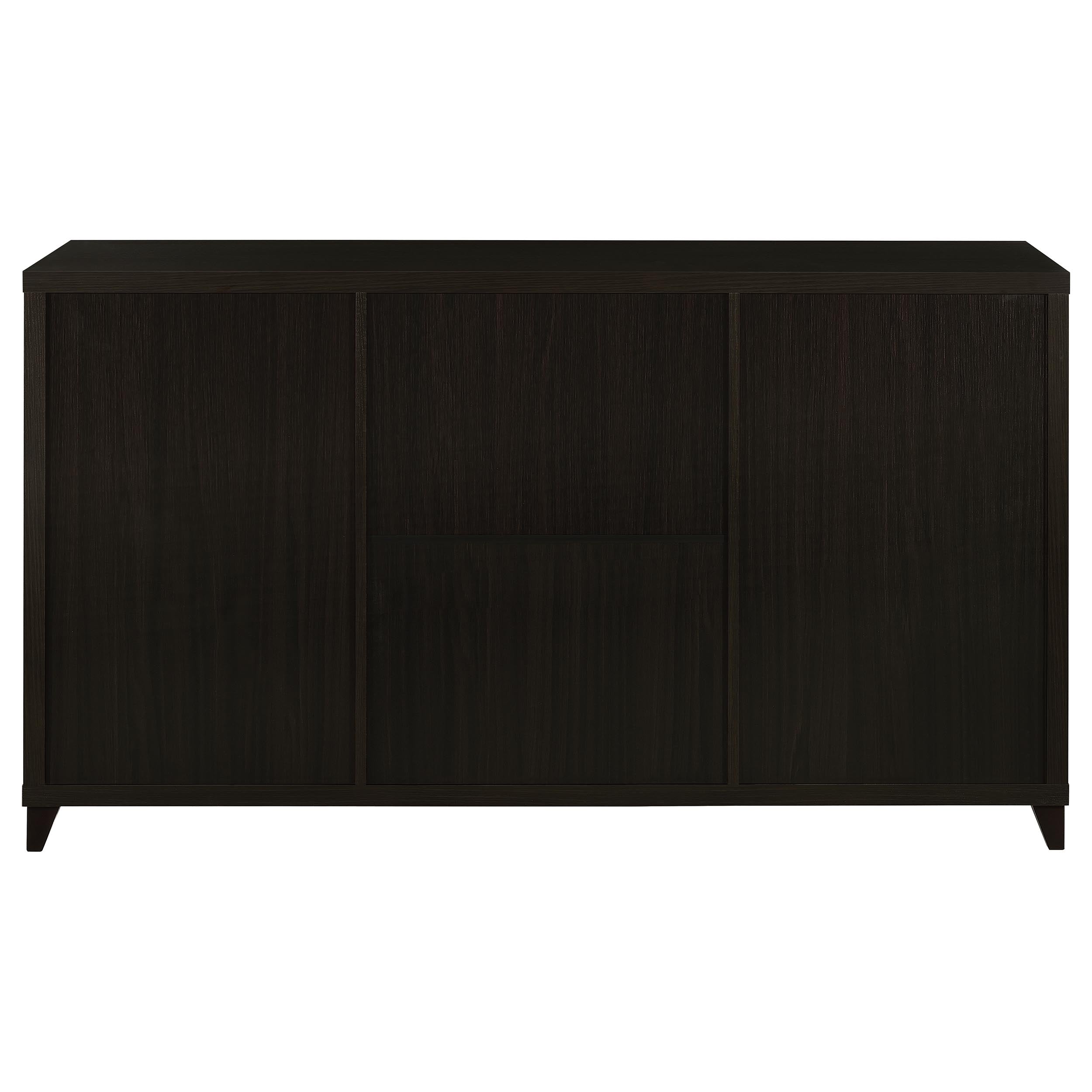 Nyler Cappuccino 3-Drawer Rectangular TV Console