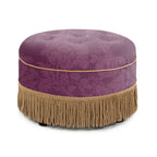 Yolanda 24" Round Upholstered Accent Ottoman
