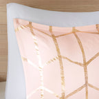 5-Piece King/Cal King 100% Polyester Brushed Printed Comforter Set