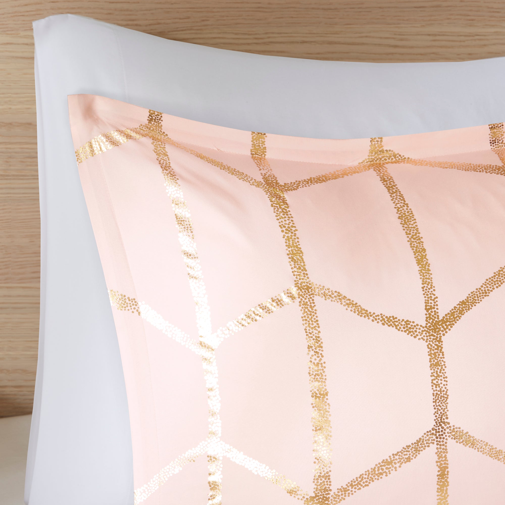 5-Piece King/Cal King 100% Polyester Brushed Printed Comforter Set
