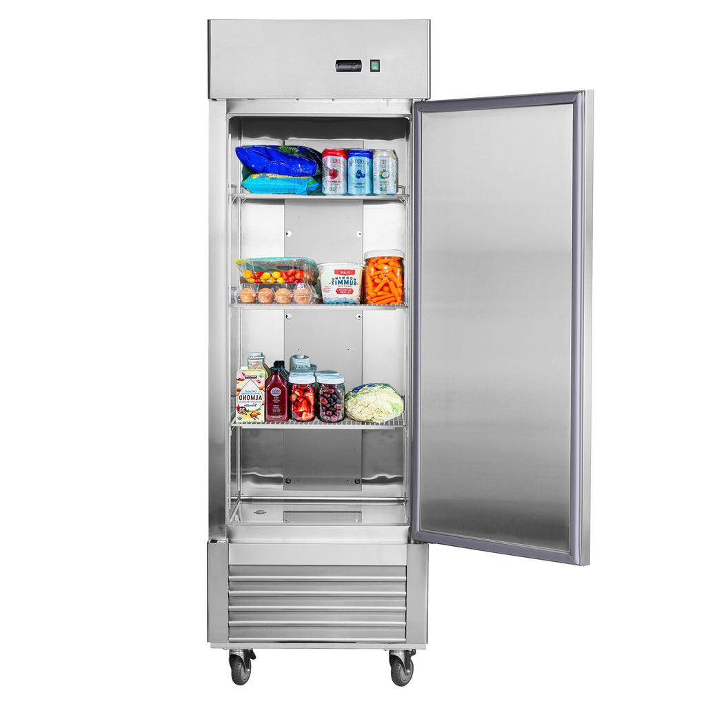 27"W Commercial Refrigerator with Solid Door