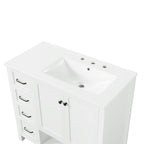 36" Bathroom Vanity with Sink Top