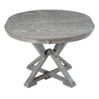 TREXM 5-Piece Retro Functional Dining Table Set