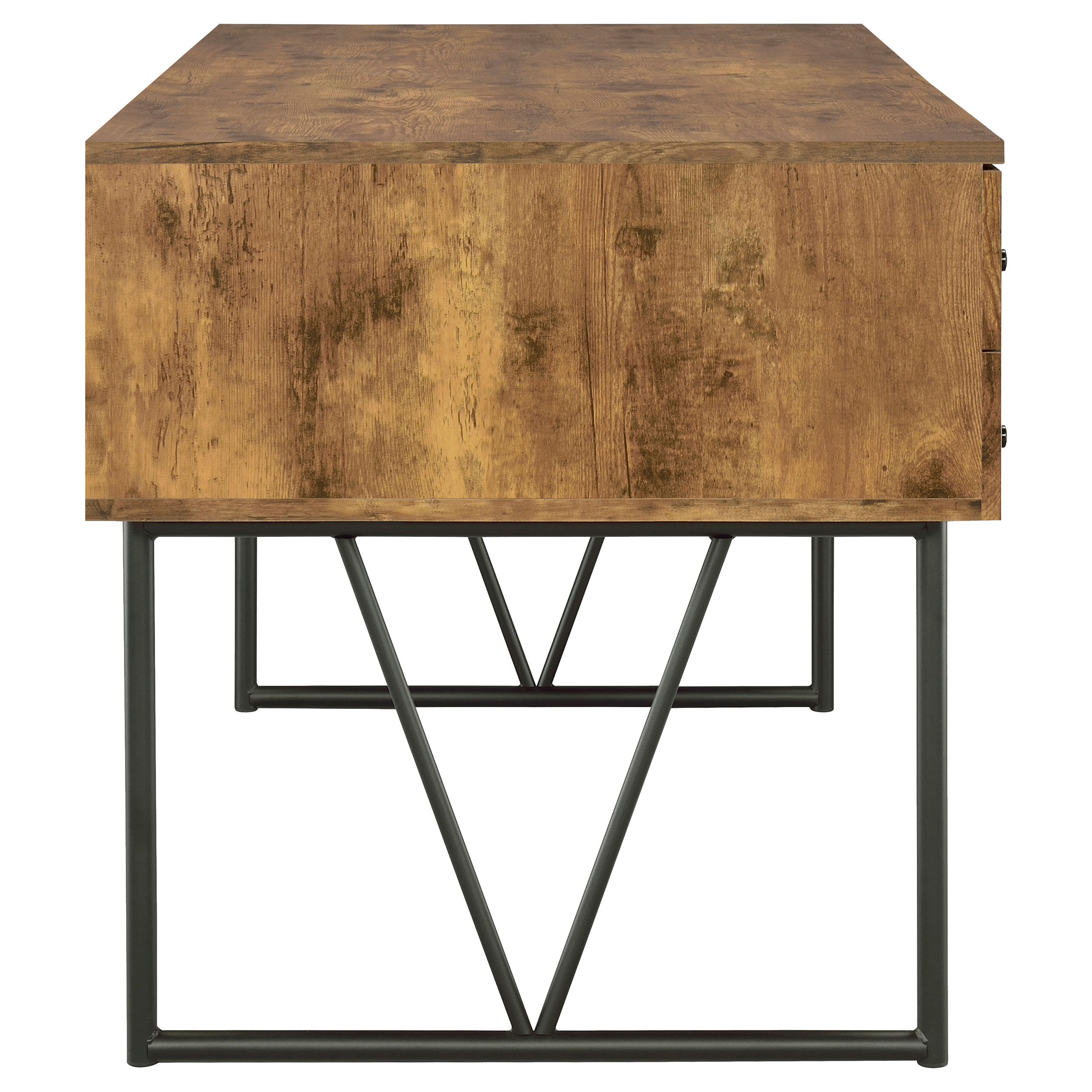 Sonoma Rustic Nutmeg 4-Drawer Writing Desk