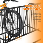 10-Bike Floor Bike Rack