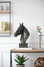Equine Sculpture On Base