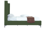 Promenade Upholstered Velvet 48" Bed in Moss
