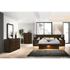 Polk Cappuccino 5-Drawer Bedroom Chest