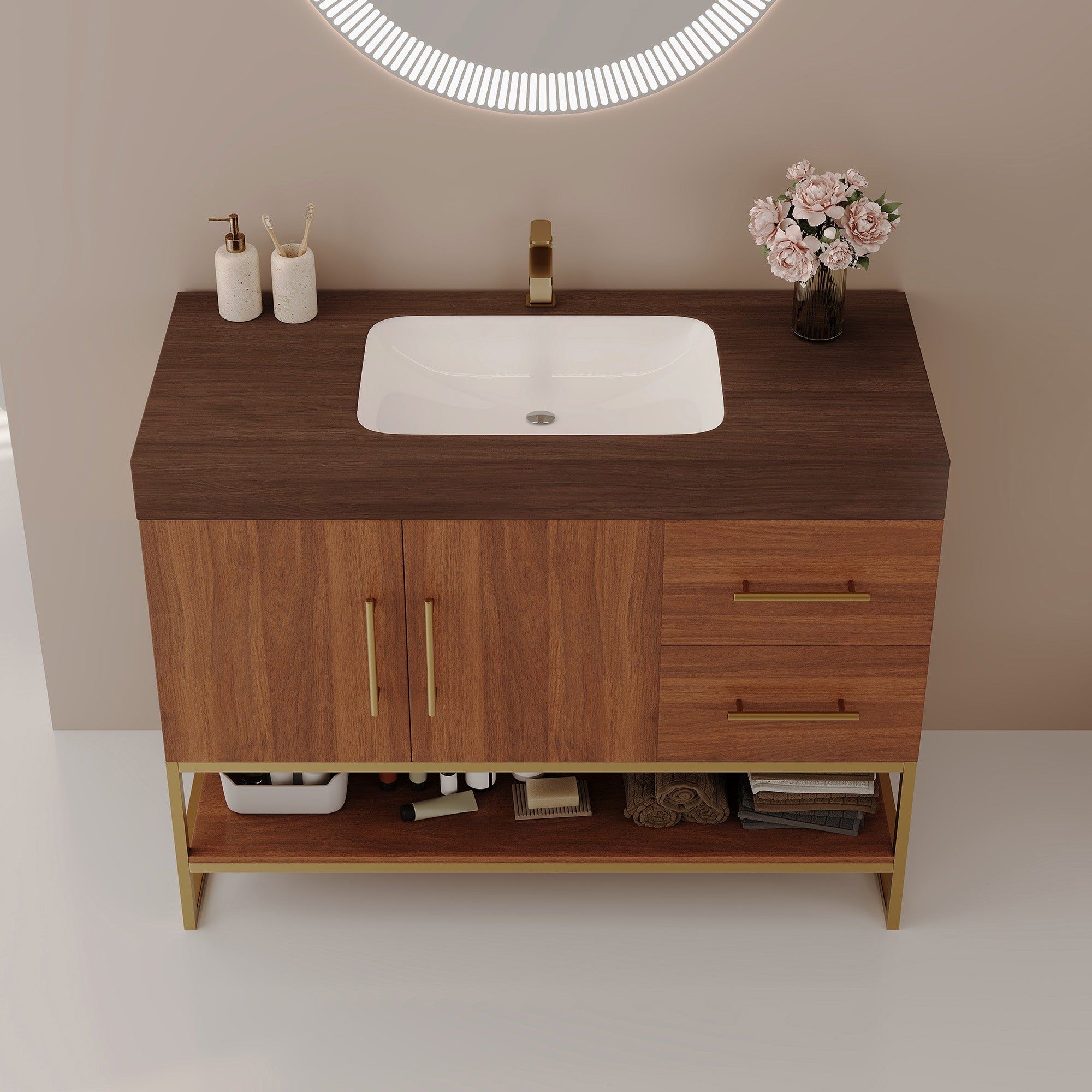 36" Modern Free-Standing Bathroom Vanity