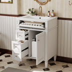 24" Bathroom Vanity with Top Sink