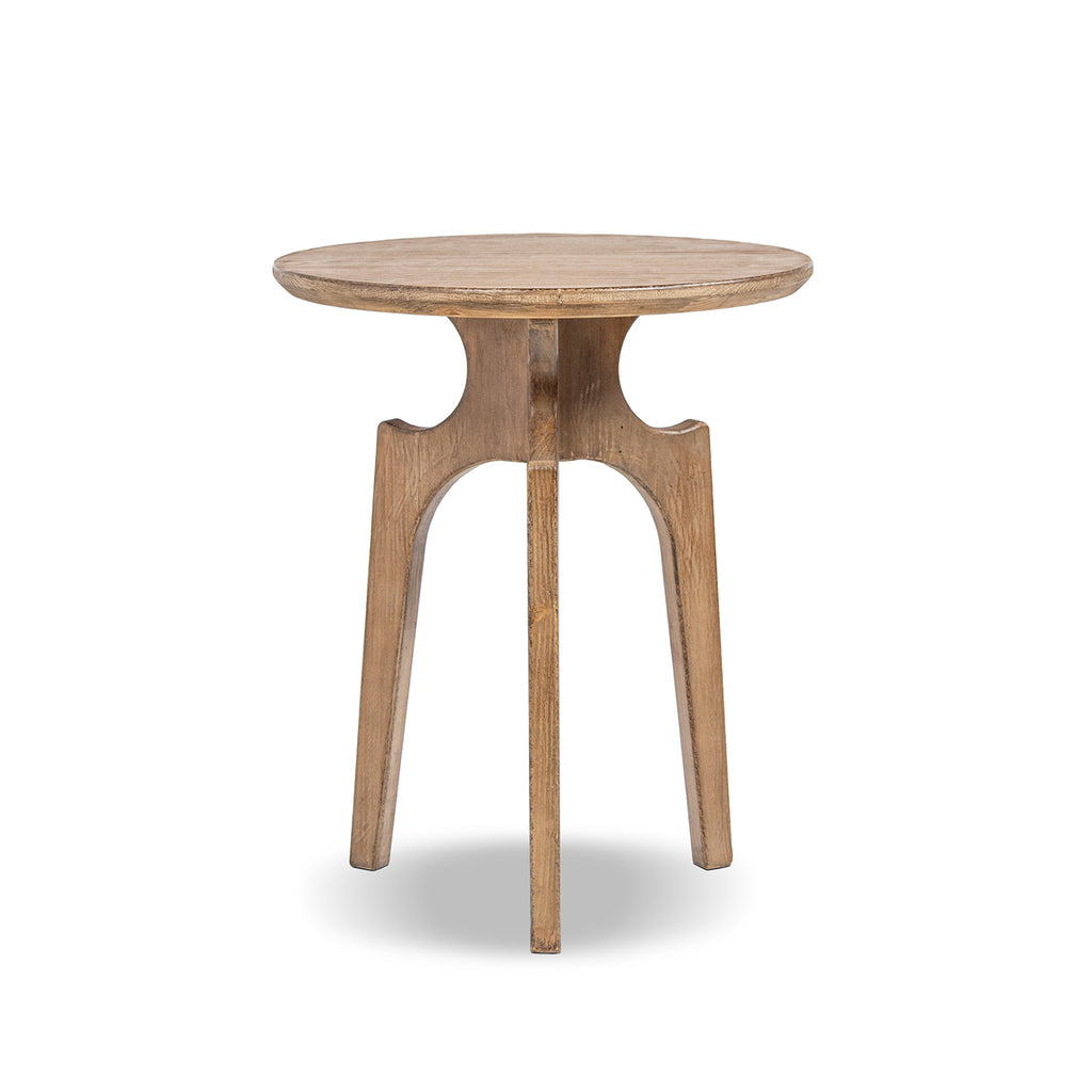 Carmel 22" Round Reclaimed Pine Side Table