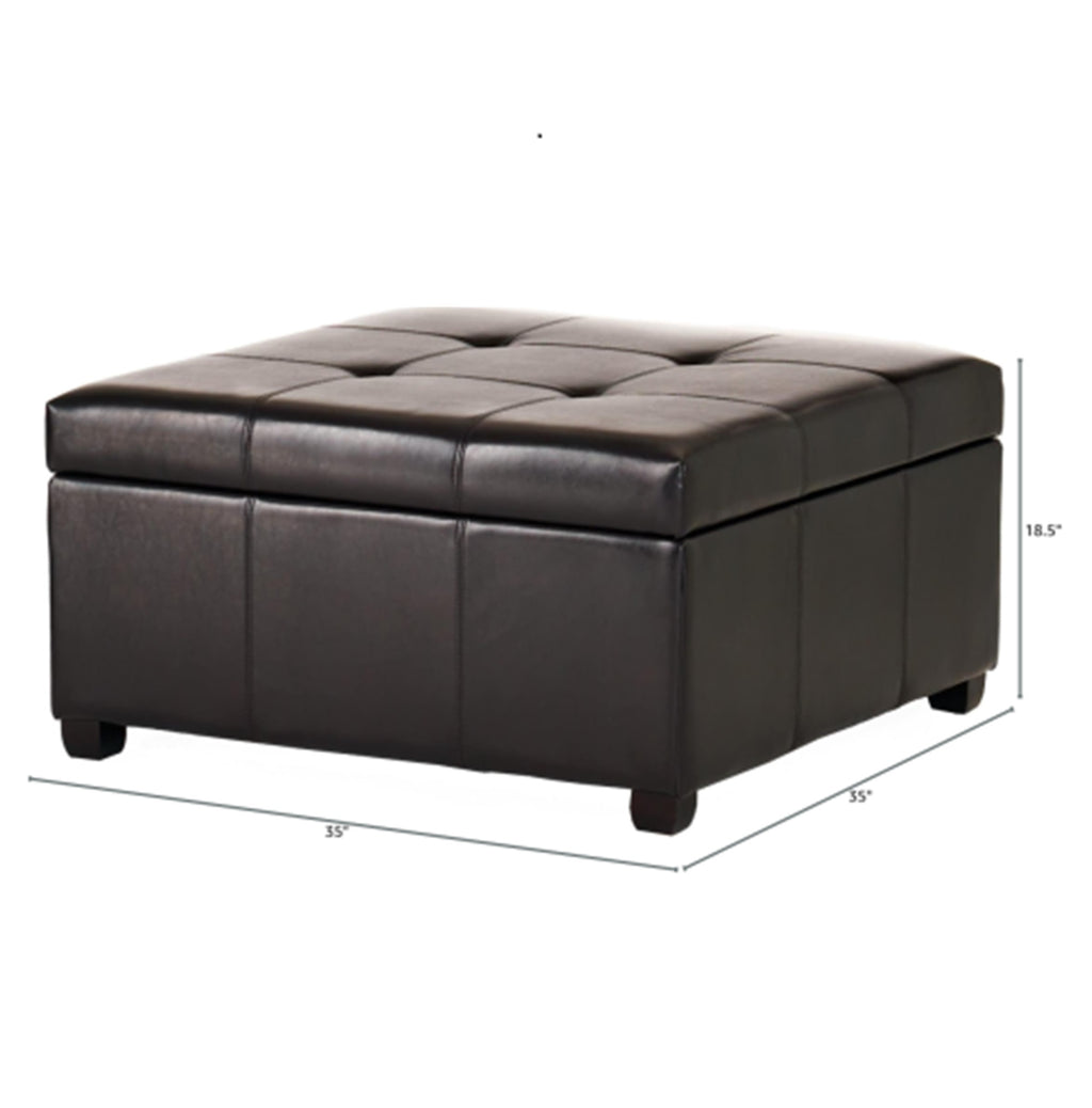 35 Inch Storage Ottoman
