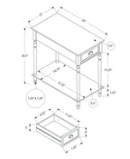 2 Tier Accent Table with Storage Drawer