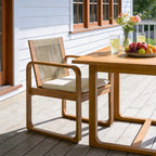 2-Piece Outdoor Dining Chairs Set
