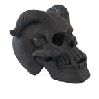 Human Skull Fire Pit Gas Log